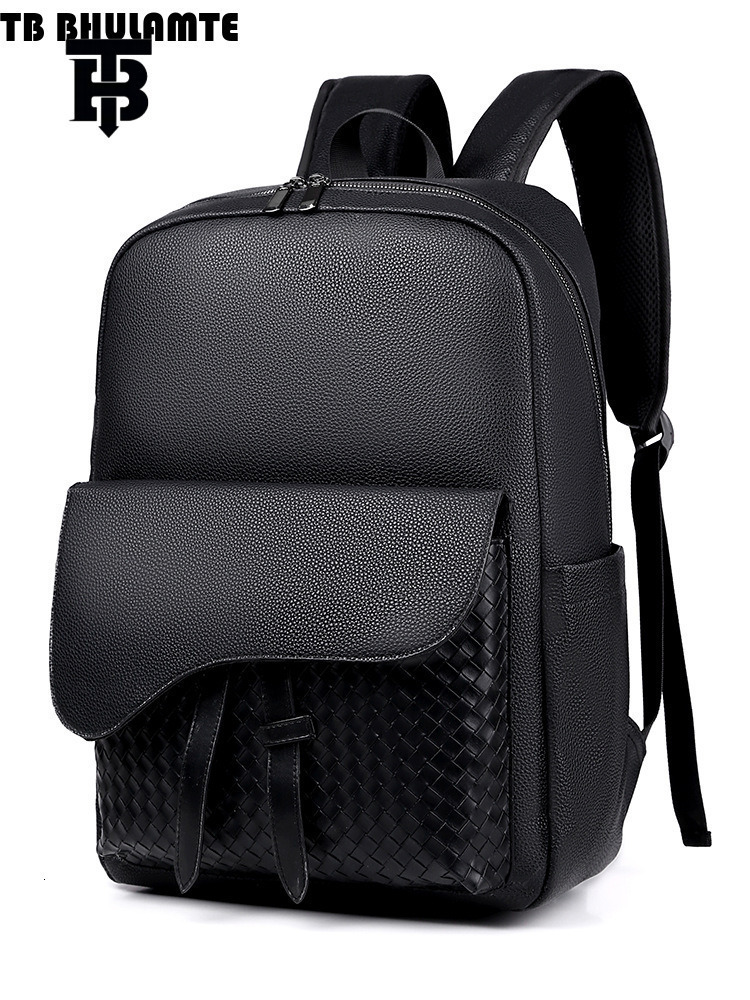 TB BHULAMTE Luxury Designer Knitted Business Travel Sports Luxury Bag Campus Backpack High Value Commuter Handmade Luxury Bag Men's Laptop Backpa