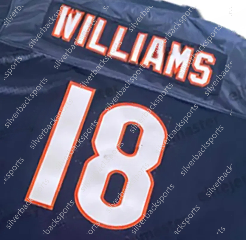 Personalized 18 Caleb Williams Football Jersey 15 Rome Odunze Payton Moore Kmet Johnson Urlacher Custom Jerseys Any Name Any Number