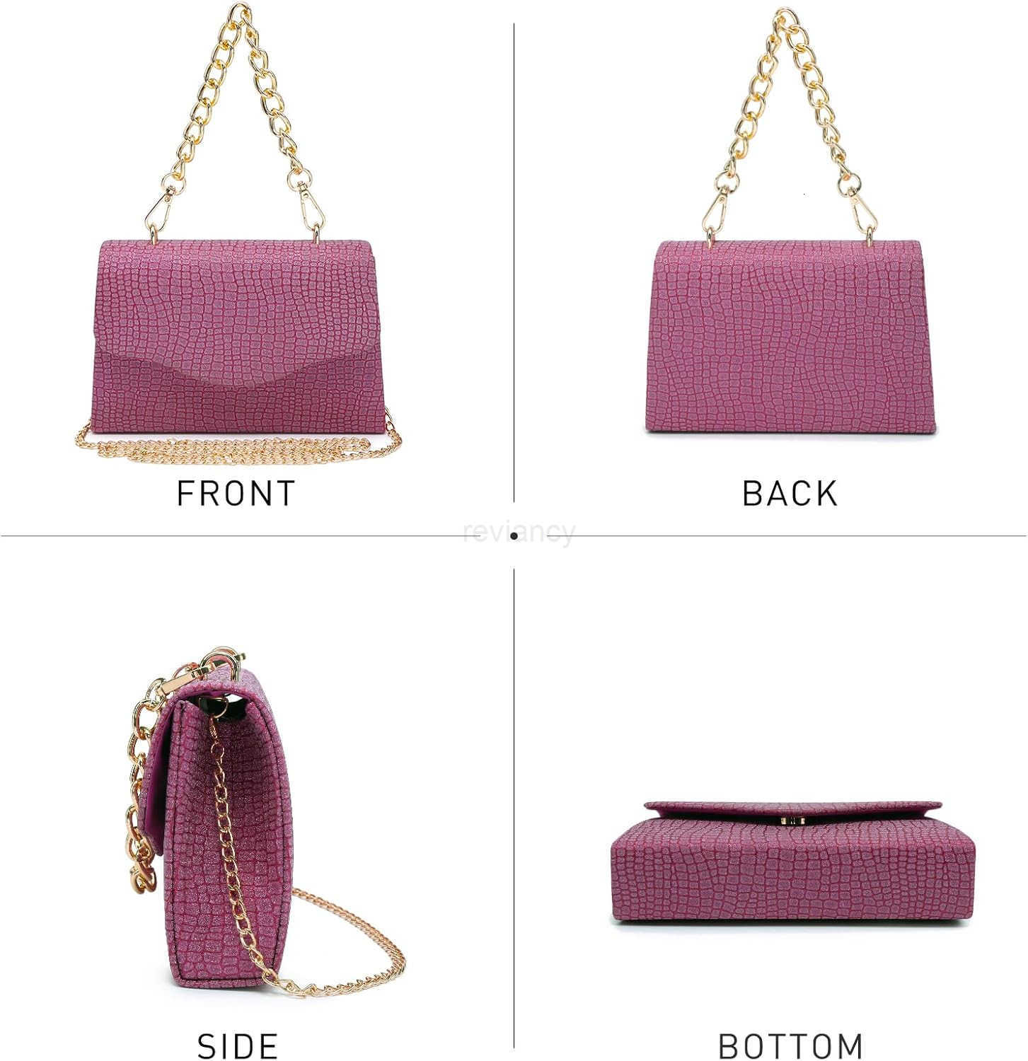 Women Sparkling Glitter Evening Handbag Top Handle Clutch Purse for Wedding Party Prom Cocktail BridalW250912