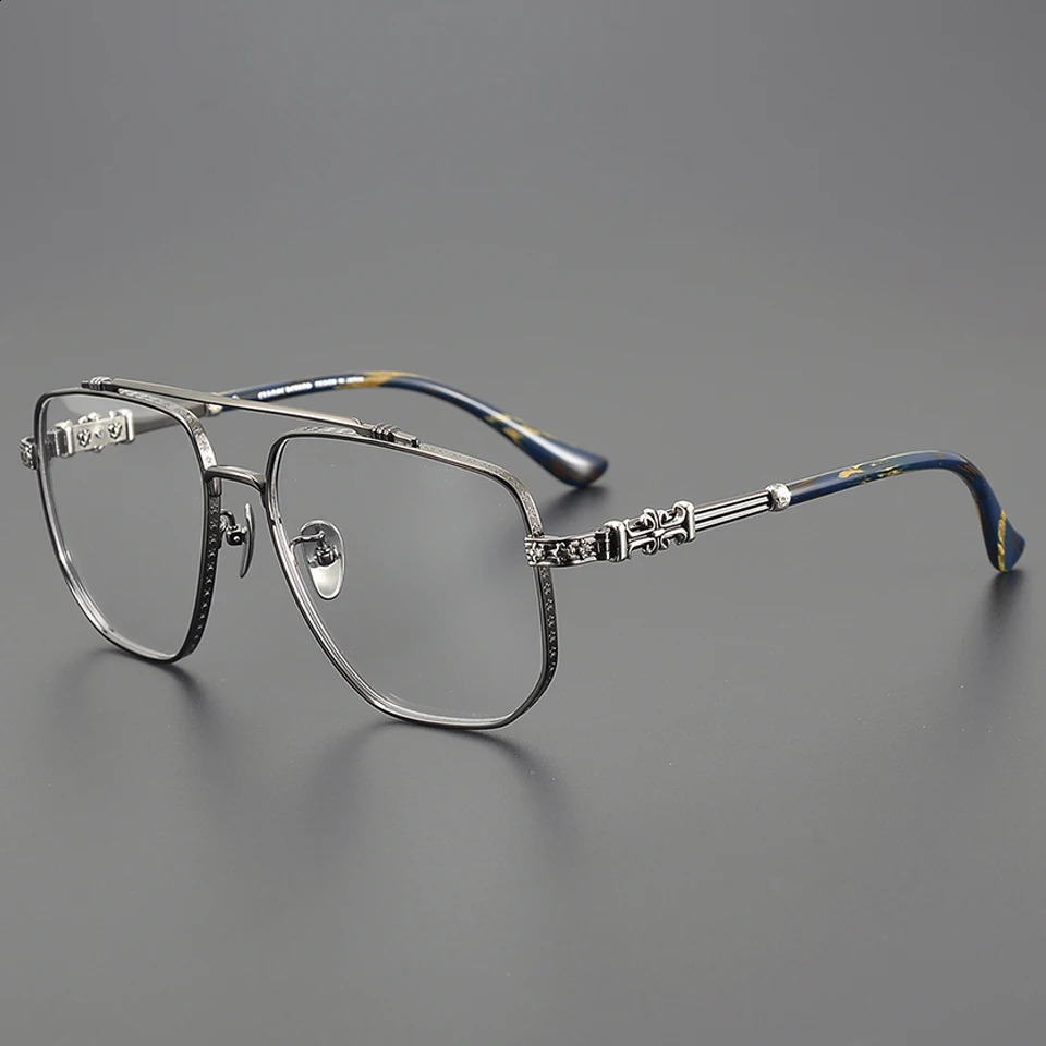 2025 Optical Fashion Pilot Men and Women Driving Prescription Glasses High Quality Polygonal Large Frame 250912