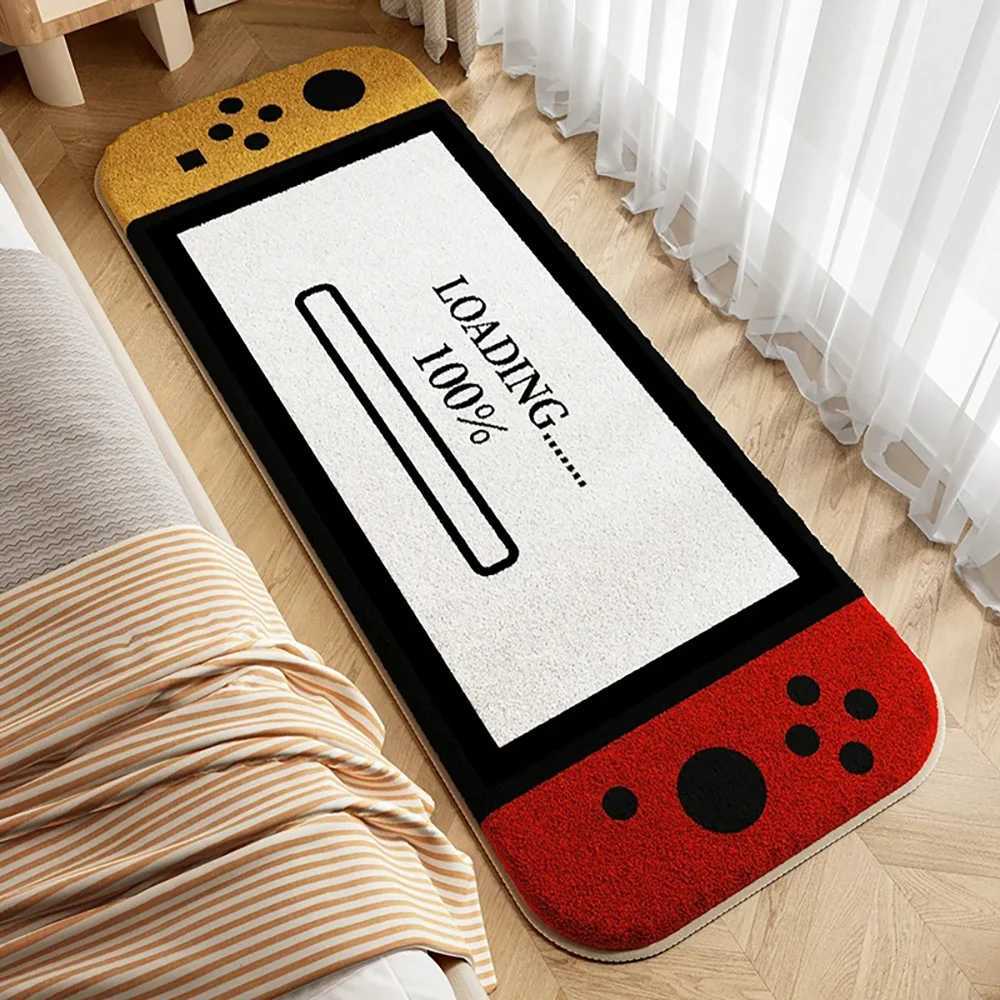VIKAMA Gaming Console Faux Wool Carpet Retro Video Game Area Rug for Sofa Bedroom Bedside Durable NonSlip Gamer Home Decor C250913