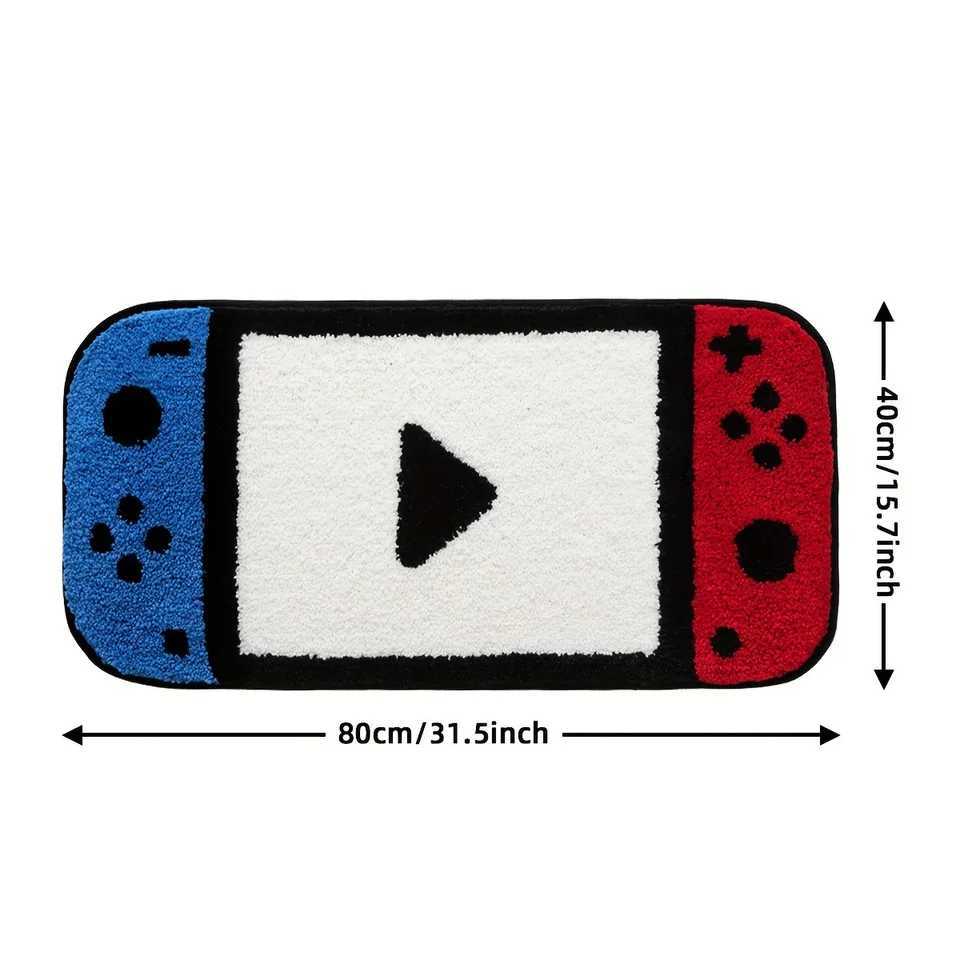 VIKAMA Switch Modeling Game Console Carpet Short Plush NonSlip And AntiDrop Living Room Bedroom Gaming Decorative Floor Mats C250913
