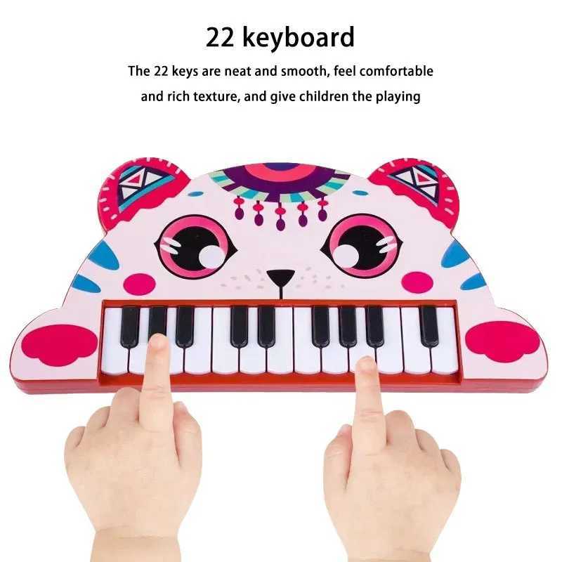 Kids Piano Keyboard Toy Childrens Electronic Musical Instrument MultiFunctional Animal Piano Keyboard Early Education Toys C250913