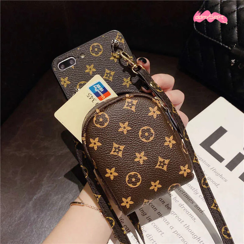 Lanjia- Trendy Brand Compatible Apple 15 Phone Case 13 Luxurious Small Flower Iphone 11 Crossbody Strap 12 Pro Max Zero 0C0ec ddmythur