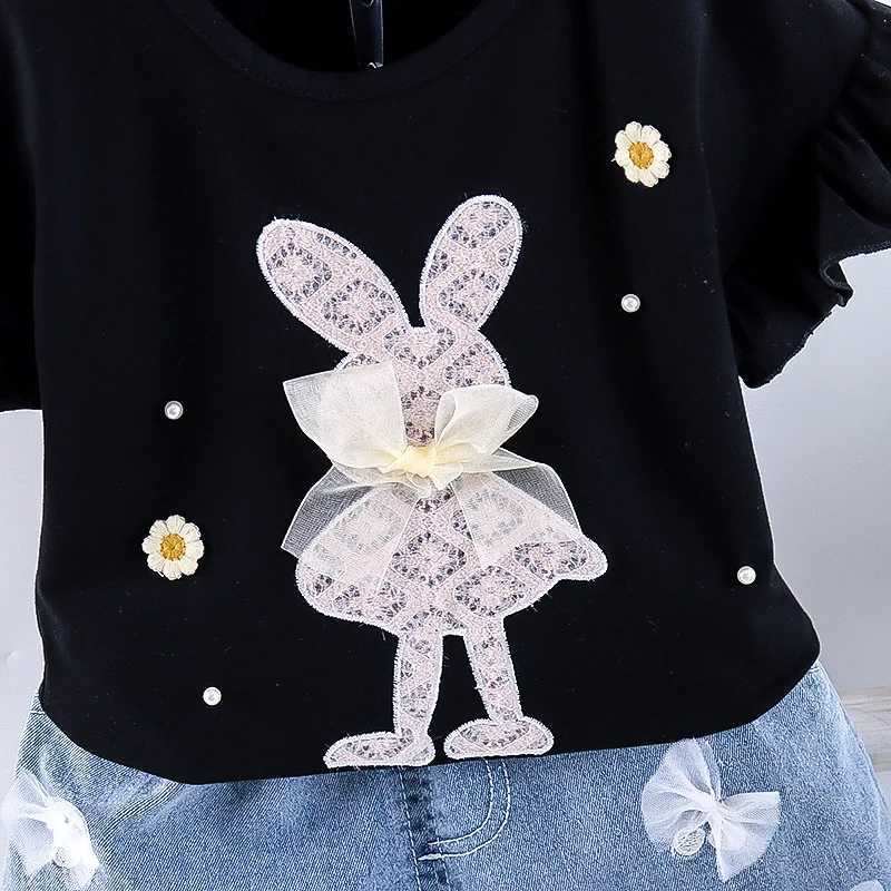 New Summer Fashion Baby Girl Clothes Suit Children Cute TShirt Shorts 2PcsSets Toddler Casual Costume Outfits Kids Tracksuits C250913