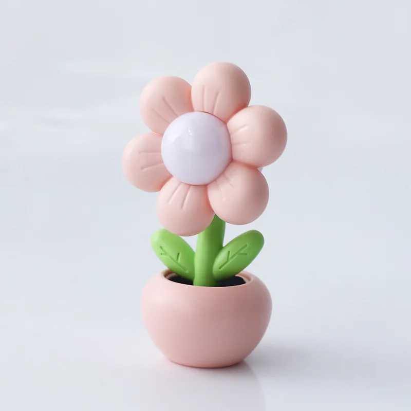 Mini small flower cute bedroom night light creative bedside ornament cream glue DIY night light birthday gift desk lamp C251122