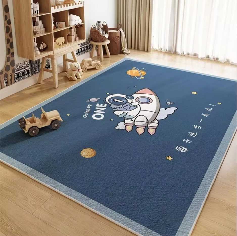 VIKAMA Childrens Room Carpet Living Room Study Toys Reading Area Baby Crawling Mat Bedroom Dirt Resistant And Easy To Care Mat C250913