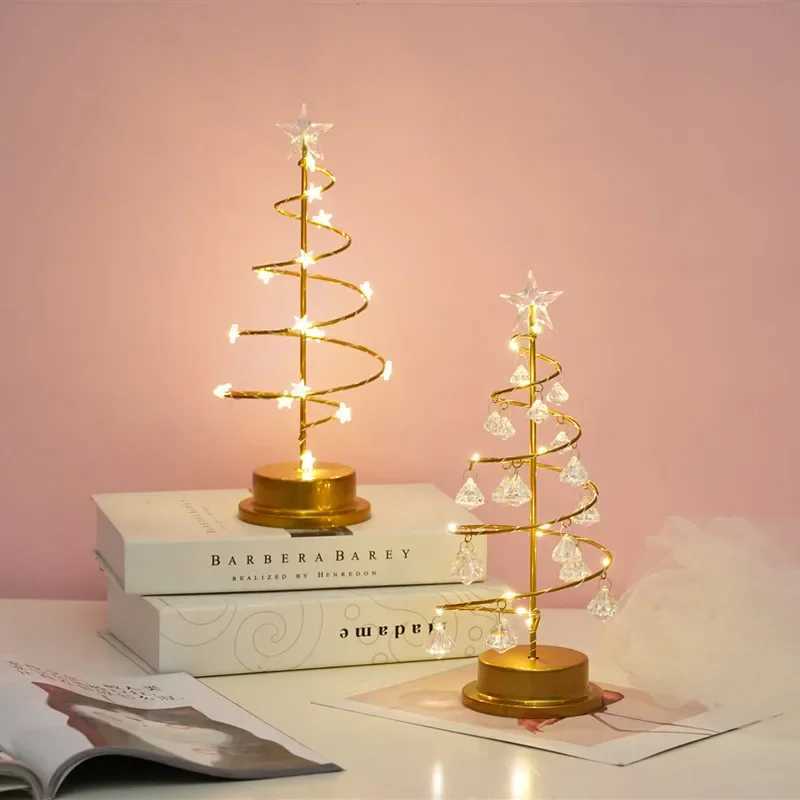 led lights Christmas tree decoration LED table lamp crystal light room decoration star light living room atmosphere light C250913