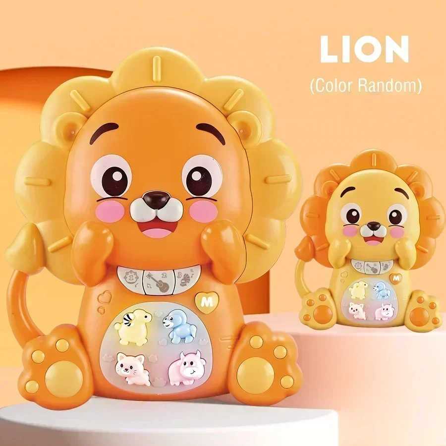 Cartoon Animals Pianos Keyboard with Lights Early Learning Electronic Music Baby Toys Educational Sensory Music Tos for Toddlers C250913