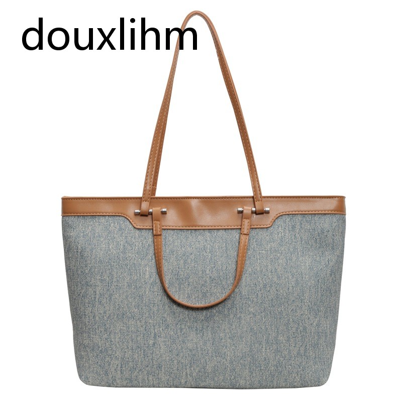 New High-quality Genuine Leather Women's Crocodile Pattern Large Capacity Bag Shoulder Bag Handbag