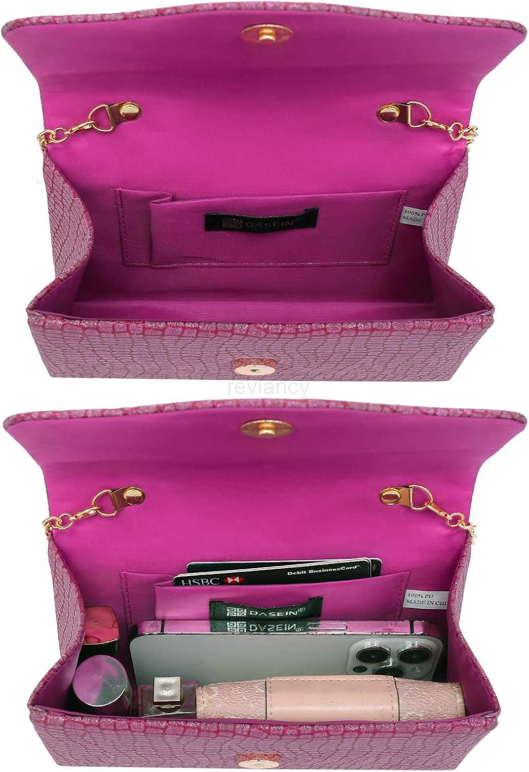 Women Sparkling Glitter Evening Handbag Top Handle Clutch Purse for Wedding Party Prom Cocktail BridalW250912