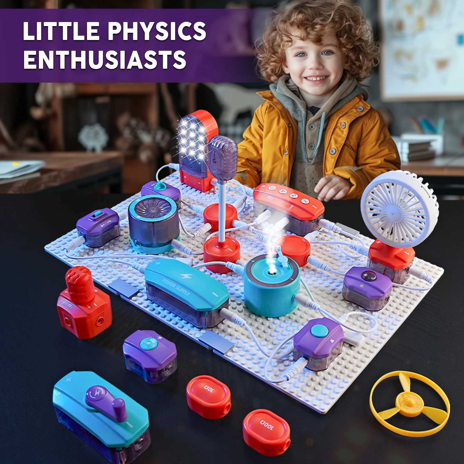 VATOS Science Circuit for Kids DIY Electronics Exploration Kit 150 Project Physics Experiment Circuit Board Educate Toy Ages 6 C250913