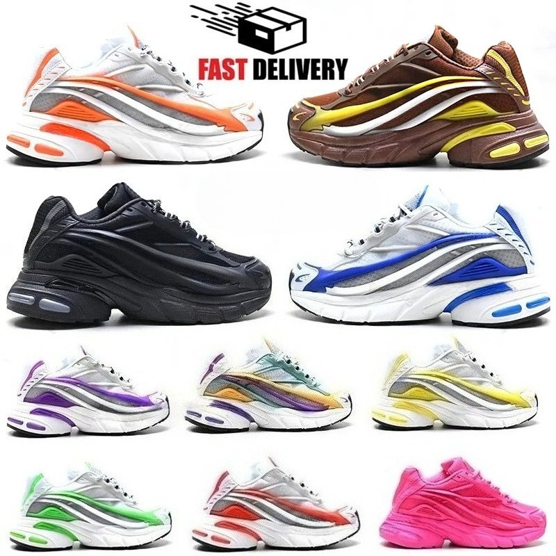 2025 Release Authentic Designer Pharrell x VIRGINIA Adistar Jellyfish Focus Olive Core Black-Orange Men Women Sports Running Shoes Size 36-47