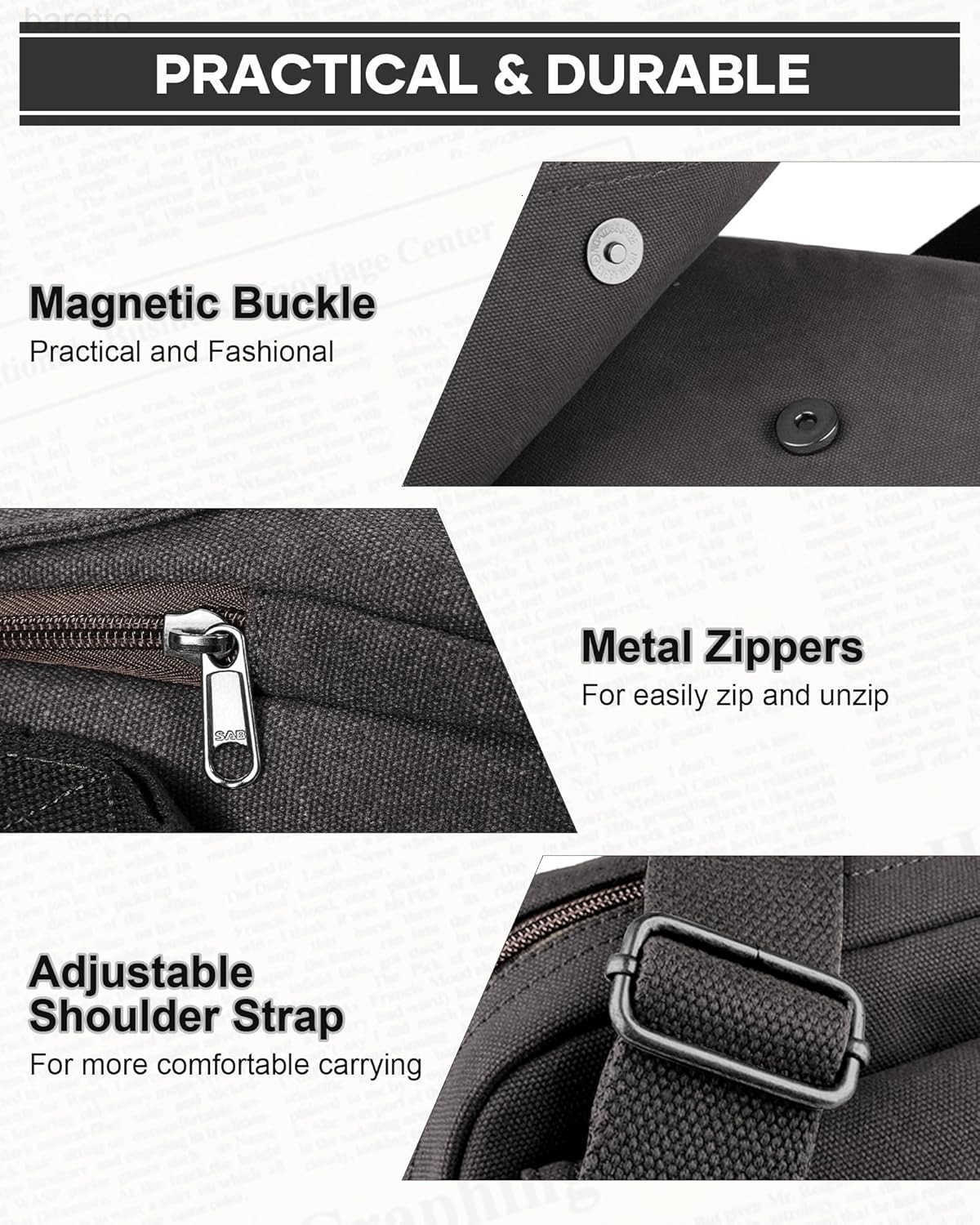 Crossbody Bag for MenCanvas Messenger Shoulder Bags Crossbody Satchel Bag Mens Side Bags Over the Shoulder Purse Z2509013