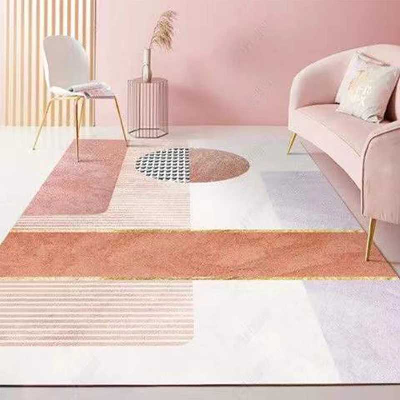 Pink Girl Modern Carpet for Living Room Home Decoration Children Carpets for Rooms Large Area Rug Cute Door Mat Non Slip Carpet C250913