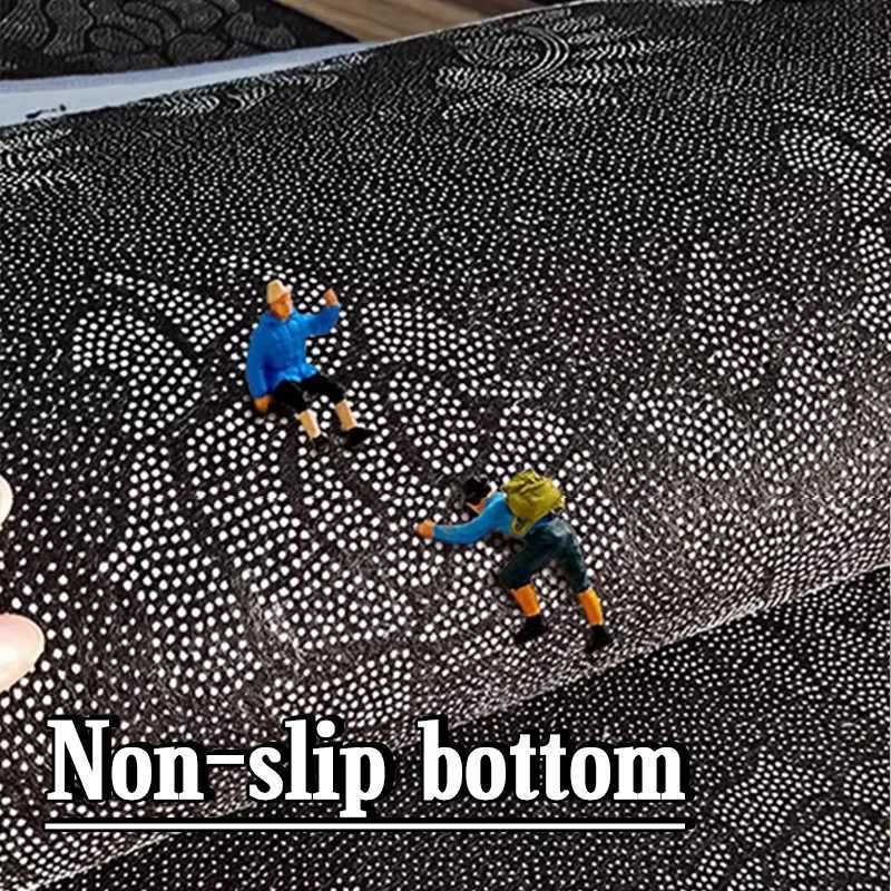 VIKAMA Round Rugs Premium Feeling Light Luxury Bedroom Living Room Dresser Cloakroom Chair Mats Vintage Floor Mats Home Decor C250913