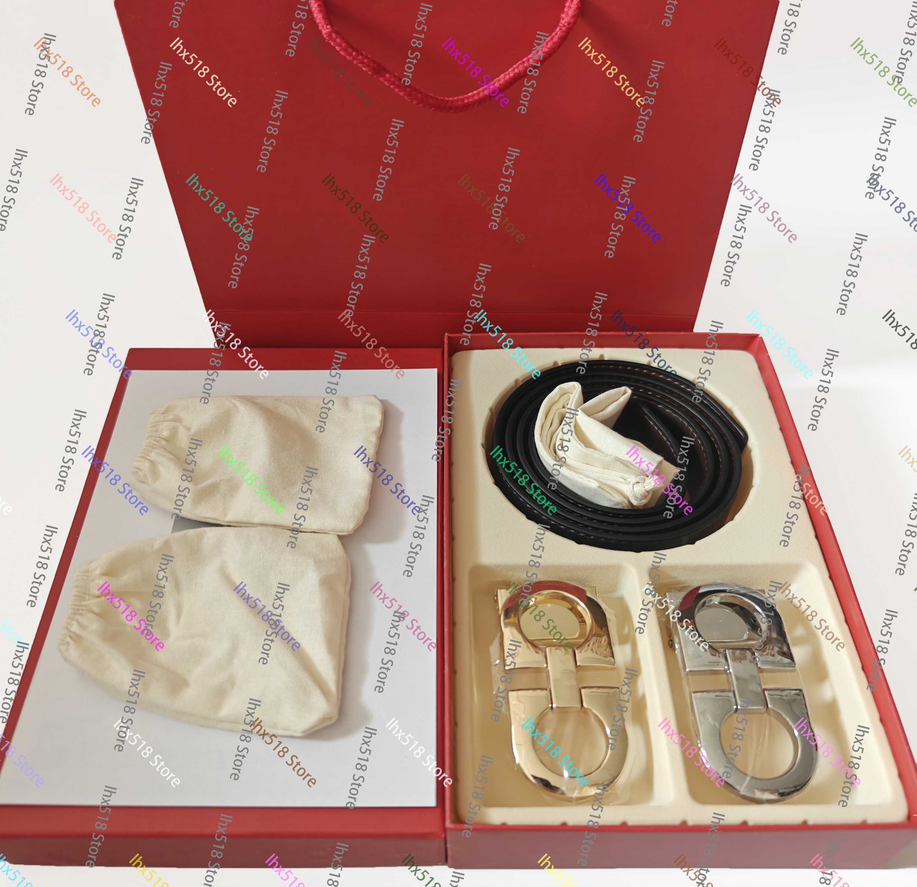 Belts For Jeans Luxury Design Men Fashion Womens Belt Print or Smooth Belt 3.5cm Size 105-125cm Six Combinations Included Box And Gift Bag