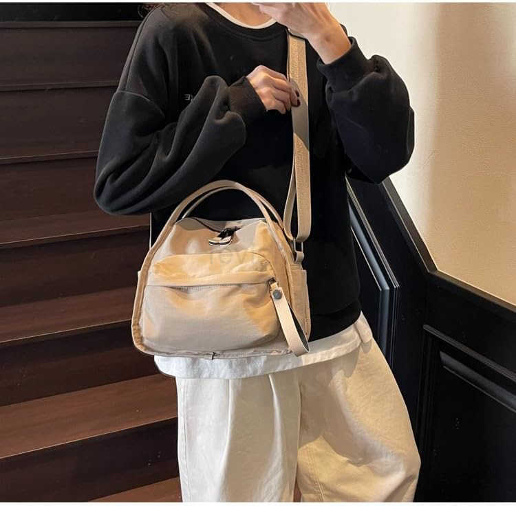 Crossbody Bags for Women Lightweight Shoulder Handbag Top Handle Satchel Bag Small Diaper Bag ToteW250913