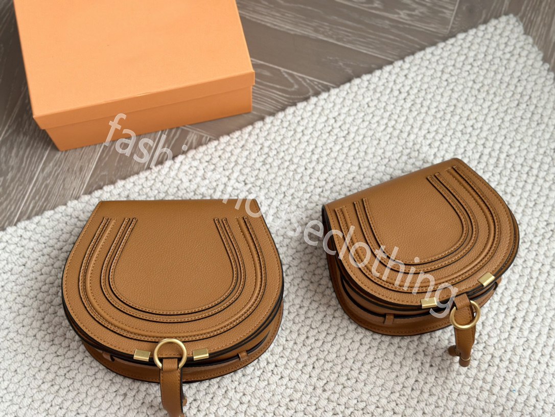 Luxury saddle bag evening Bags shoulder Bags designer tote Women's Handbag ChlSaddle messenger Bag Highend Real Cowhide Wallet purse Fashion crossbody bag L/S