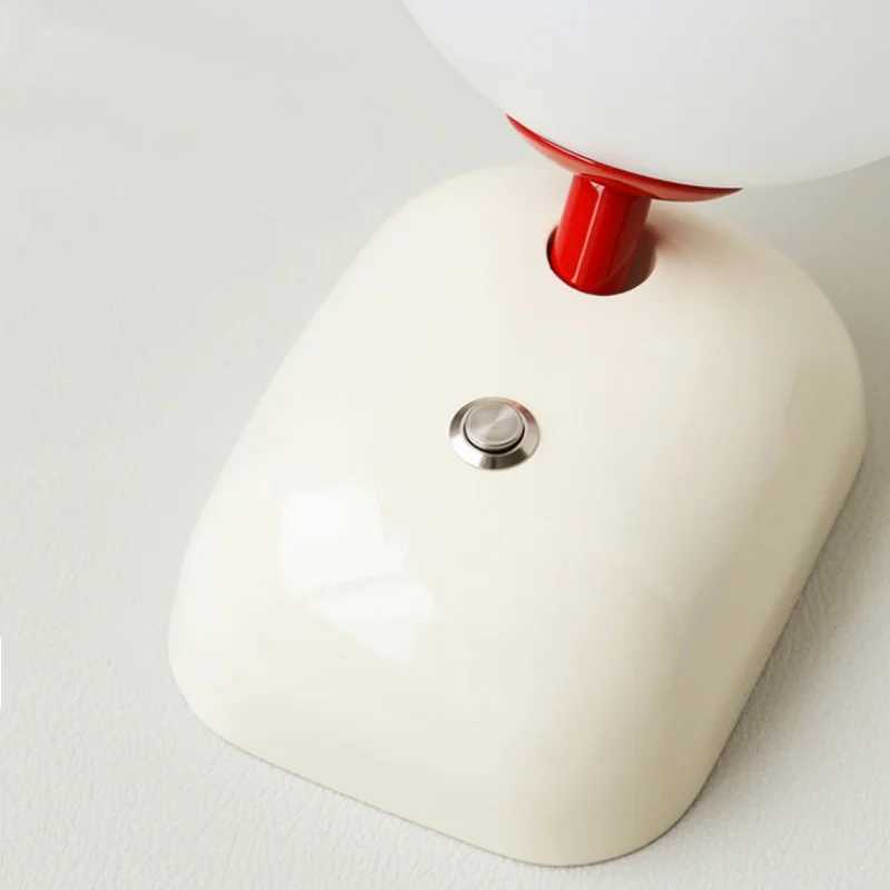 Modern minimalist childrens room wall lamp with cream style night light bedroom bedside with switch hallway living room light C251122