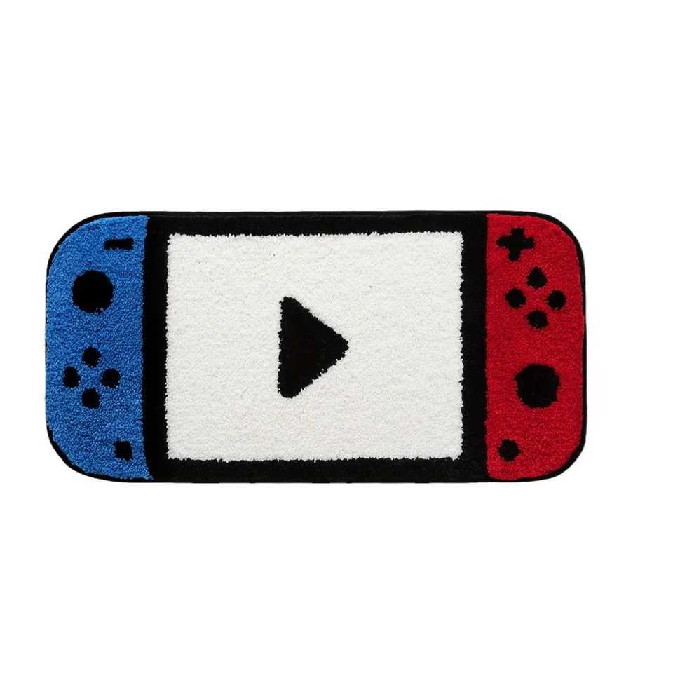 VIKAMA Switch Modeling Game Console Carpet Short Plush NonSlip And AntiDrop Living Room Bedroom Gaming Decorative Floor Mats C250913