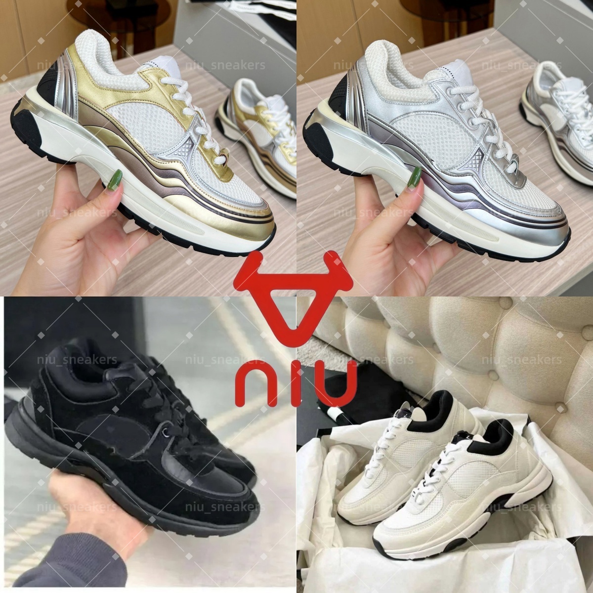 luxury shoes men designer shoes casual shoes sneaker low mens women trainers fashion platform sneaker cc shoes with box channelshoe