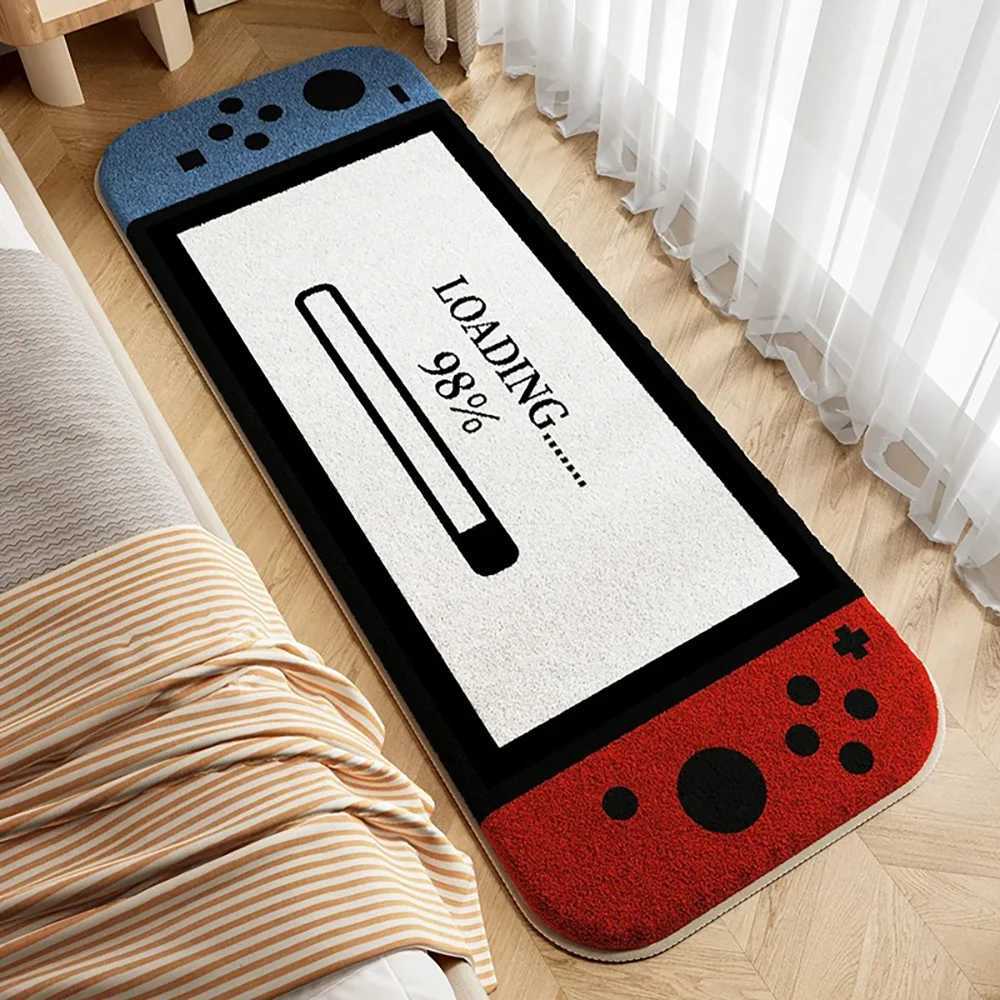 VIKAMA Gaming Console Faux Wool Carpet Retro Video Game Area Rug for Sofa Bedroom Bedside Durable NonSlip Gamer Home Decor C250913