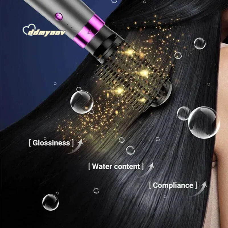 2025 Electric 5in1 Multifunctional Straightener Negative Ion Hair Care Curler Blow Dryer Styling Set Strong Wind ddmynov