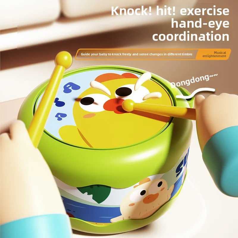Percussion instruments baby bells drummers baby kindergartens early childhood education drumming waist drums ra C250913