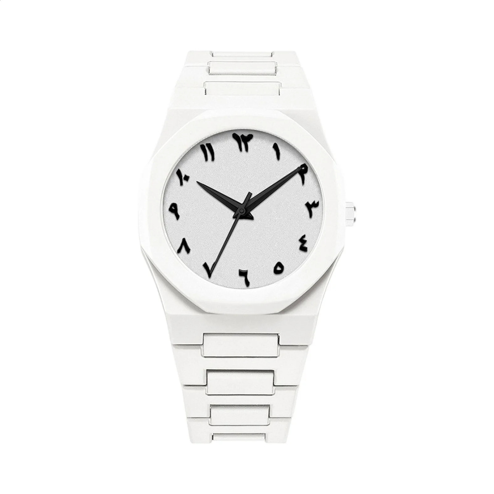 Men Creatively Fashion Watch Simple Casual Style Plastic Strap Quartz Movement Wristwatch Male Daily Clothing Match Decoration 250912