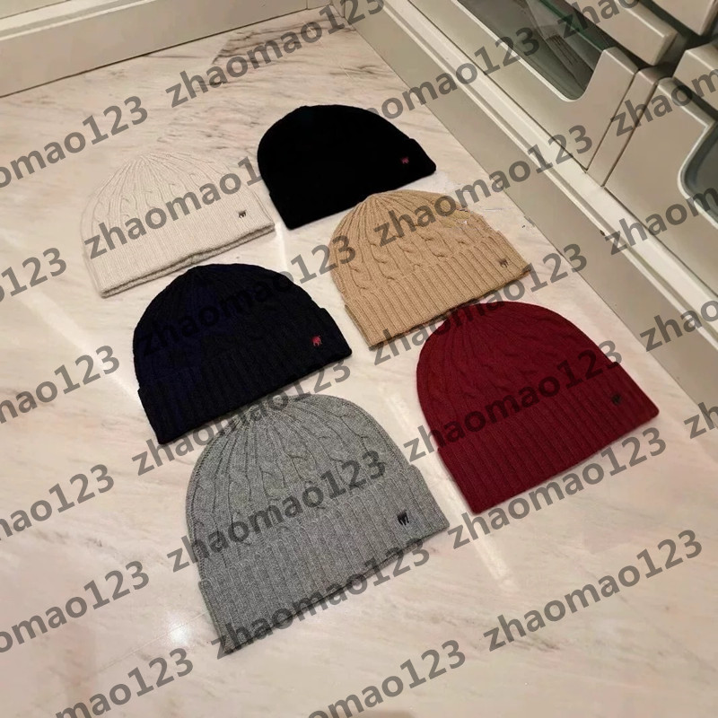new Fashion Unisex Spring Winter Hats for Men women Knitted Beanie Wool Hat Man Knit Bonnet polos Beanie Gorros touca Thicken Warm Cap