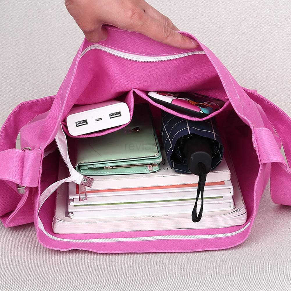 Womens Retro Large Size Canvas Shoulder Bag Hobo Crossbody Handbag Casual ToteW250913