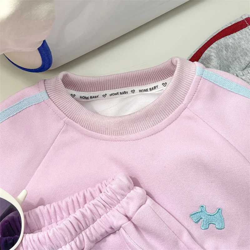 Boys Girls Autumn Sets Childrens Spring Clothes Suit Kids Fashion SweatshirtsPants 2Pcs Outfits Teenager Sports Clothing 114Y C250913