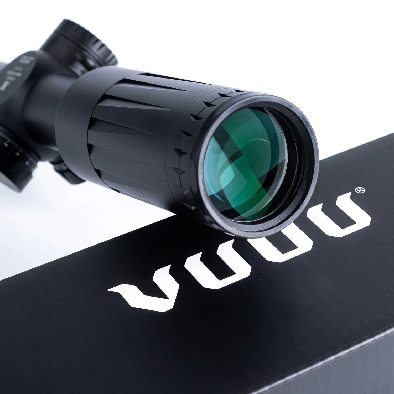 Vudu Optics Precision Rifle Scope 6X24 FFP SR Reticle MRAD 30mm Maintube BlackW250913