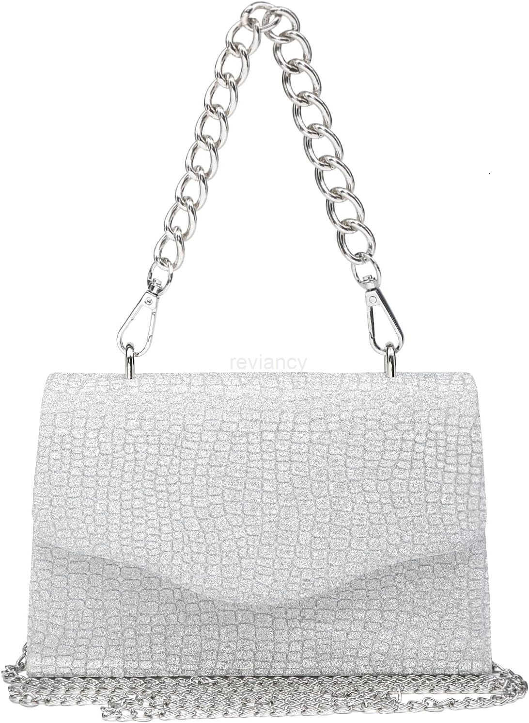 Women Sparkling Glitter Evening Handbag Top Handle Clutch Purse for Wedding Party Prom Cocktail BridalW250913