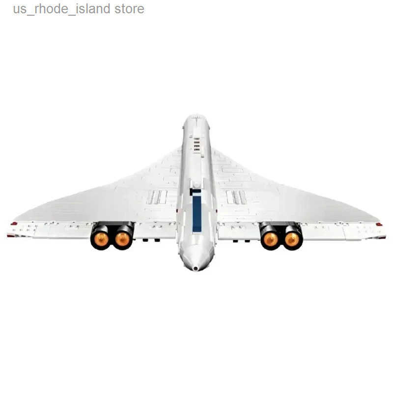 Concorde Airbus 2083 Building Block Technical 105cm Airplane Model Brick Educational Toy For Children Christmas Gift Home Decor L250913