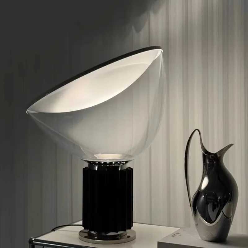 Modern ic D Tab Light Italian Design Glass Desk Reading Lamps Bedroom Living Room Home Decor Lighting Fixtures W250913