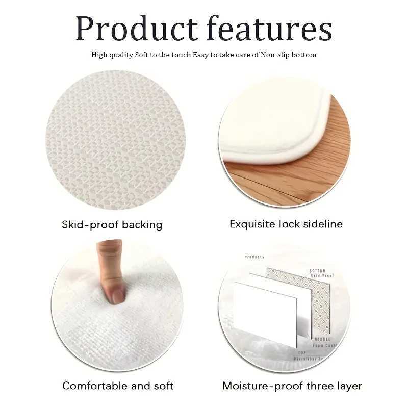 VIKAMA Cartoon Dog Carpet Bedroom Bedside DirtResistant Foot Living Room Sofa Coffee Table AntiSlip Mat Home Decoration C913 H260226