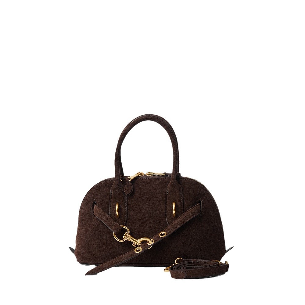 HERONG 2025 New Large Capacity Fashion Women's Handbag Autumn/Winter Vintage Premium Bag Single Shoulder Shell Bag