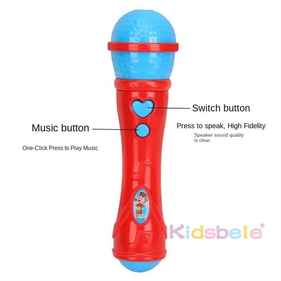 Portable Handheld Wireless Mini Toddlers Toy Education Karaoke Microphone Party Song Singing Music Gift for Birthday Halloween C250913