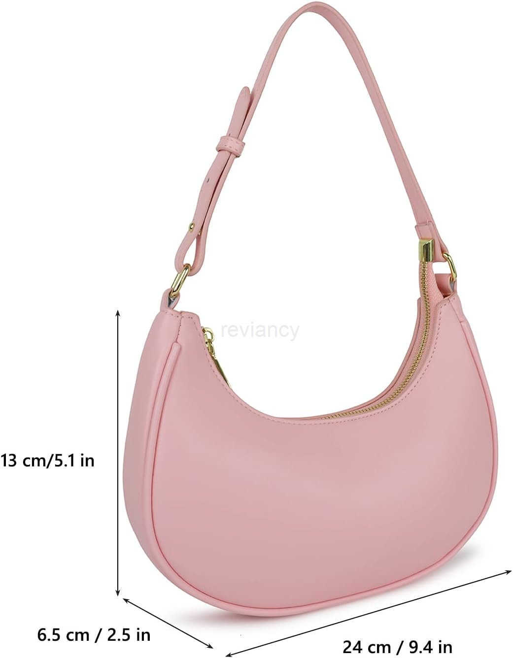 Shoulder Bag with Detachable Long StrapHobo Handbags Top Handle Vegan Leather Going Out Underarm BagW250913