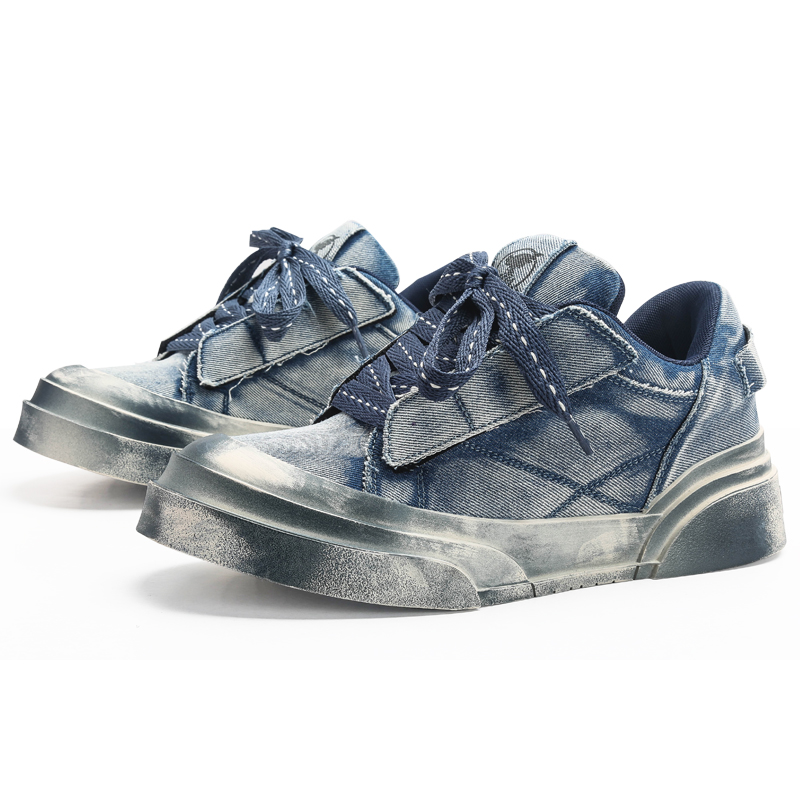 Jifffly Men's Retro Distressed Sneakers for Couples - Fall/Winter 2025