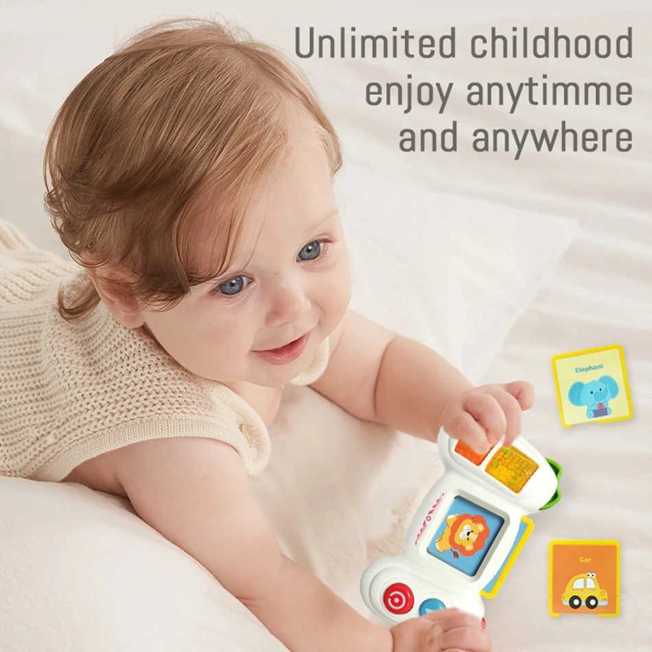 Baby Simulation Game Console Toy Flash Card Learning Toy with MusicLight Finger Action Fine Training Educational Montessori Toy C250913