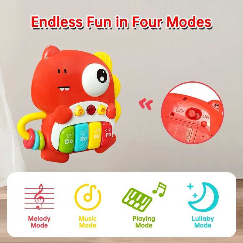 Baby Electronic Piano Toys MusicLight Keyboards Animals Instrument Toys Toddlers 1836 Months Montessori Educational Baby Gifts C250913