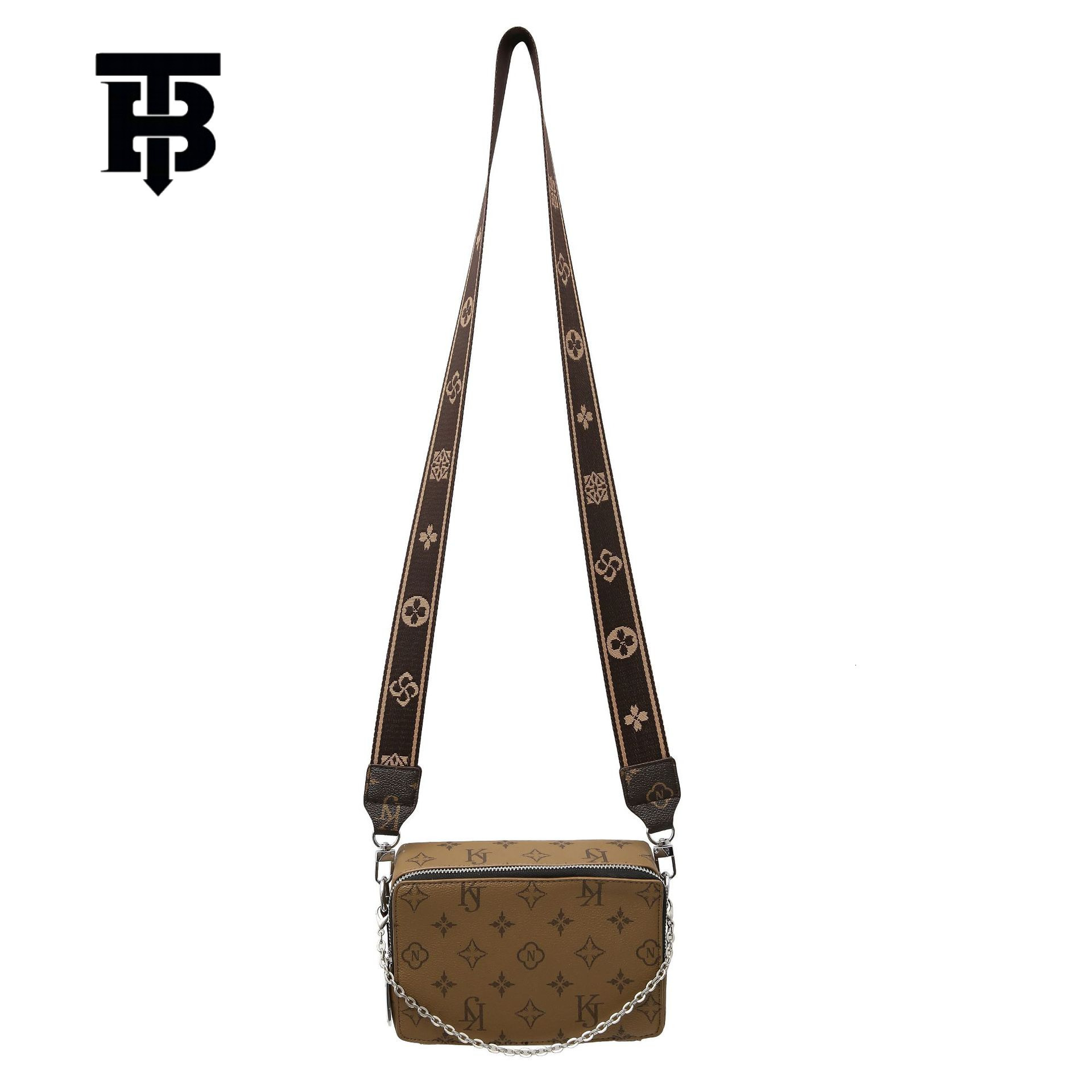Luxury Bag Free Shipping Designer Bag Men's Crossbody Bag High-end New Leather Vintage Shoulder Bag Ins Trend Brand Bag Women Chain Small Crossbo