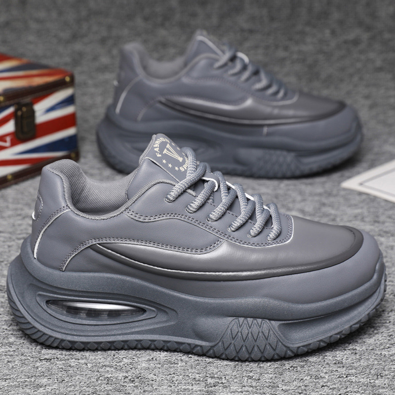 2025 New Autumn and Winter Men's Shoes - Autumn Casual Trendy Brand Sports Running Shoes, Men's Style with Height Increasing, Men's Chu