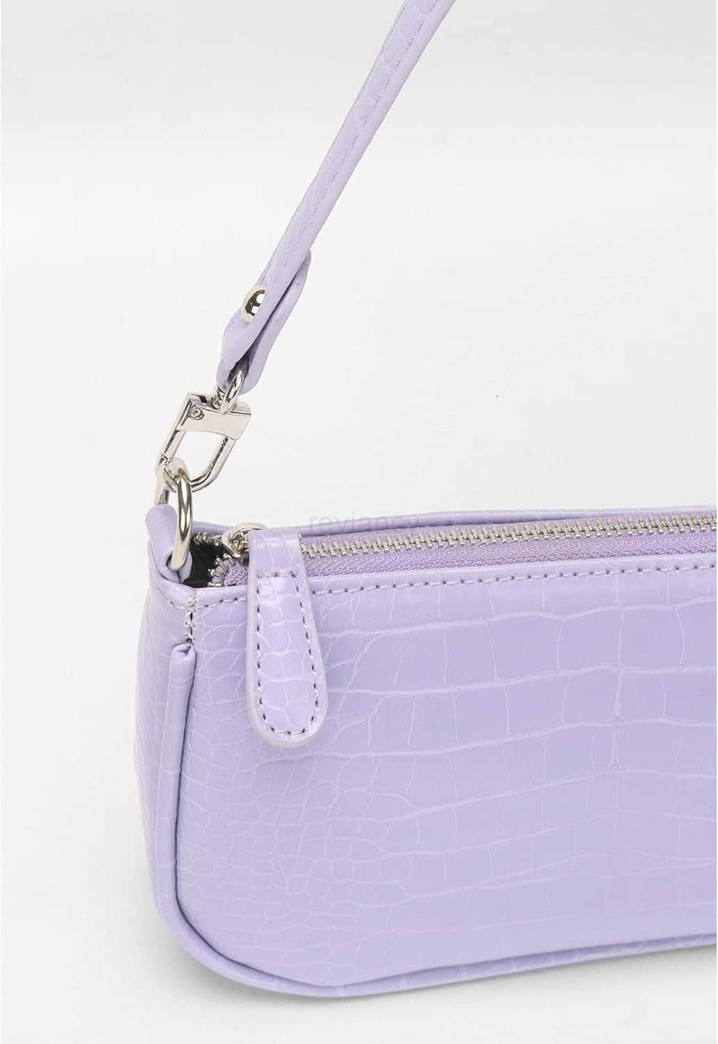 Bag Crocodile Effect Retro Faux Leather Classic Clutch Shoulder Purse Handbag for WomenW250913