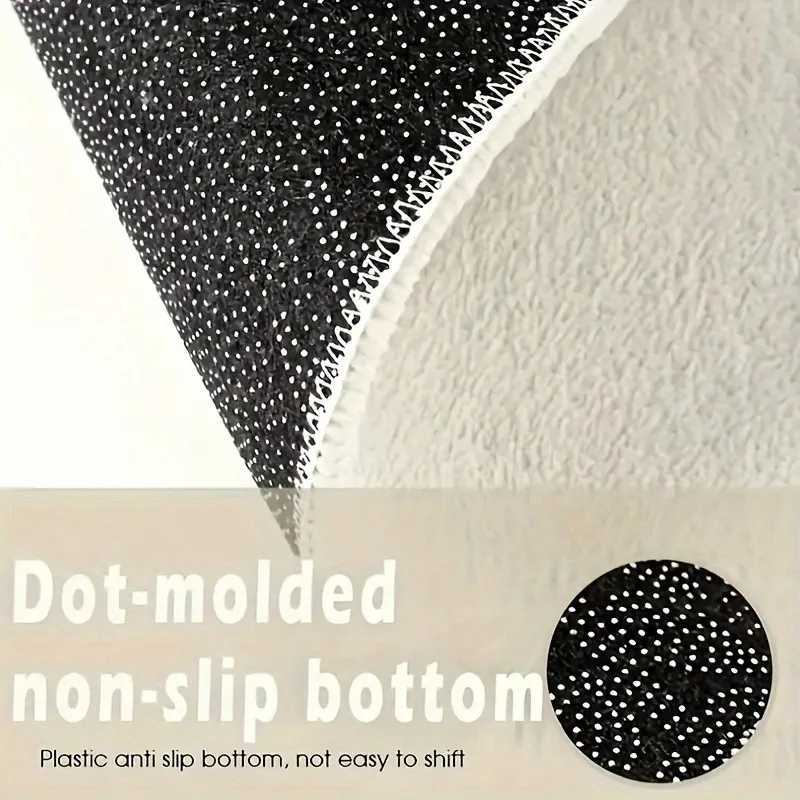 VIKAMA Soft Warm Bedside Floor Mat Simple HighEnd Bedroom Sofa Carpet Washable Waterproof Carpet Suitable Room Rug Home Decorat C250913