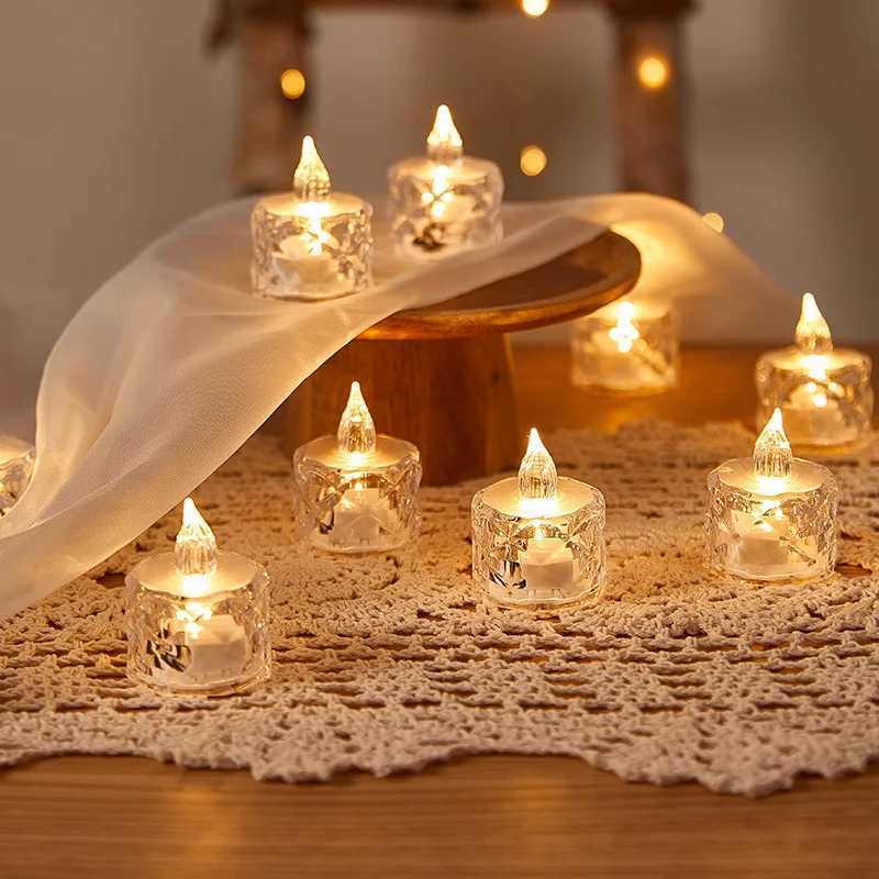 Electronic Candle Night Light Atmosphere Light Courtship Proposal Electronic Candle Christmas Decorations Light C251122