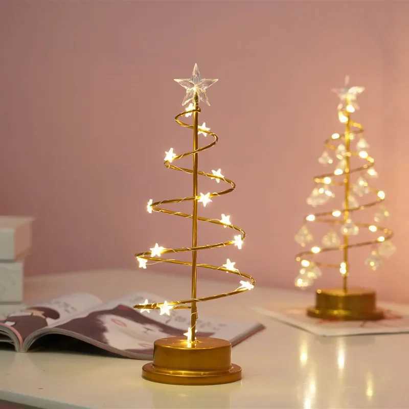 led lights Christmas tree decoration LED table lamp crystal light room decoration star light living room atmosphere light C250913